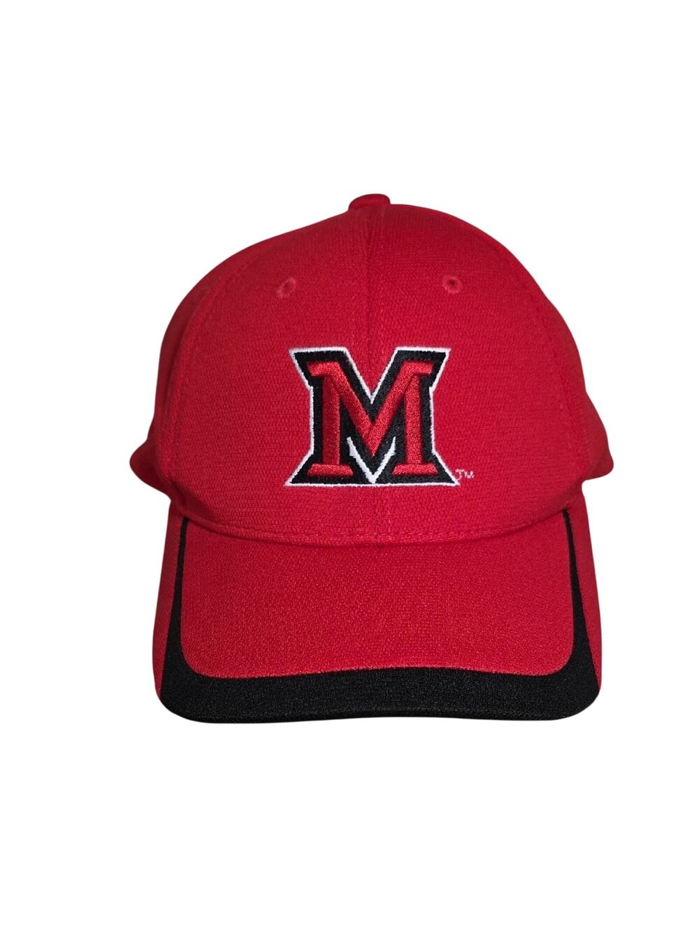 Sport-Tek Red Miami RedHawks Adjustable Baseball Cap